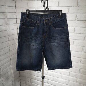 Paper Denim & Cloth Youth's Size 16 Medium Wash Longer Wide Leg Shorts